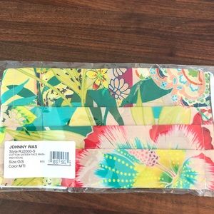 Johnny Was Cotton Sateen 1 Face Mask New With Tag Original Package